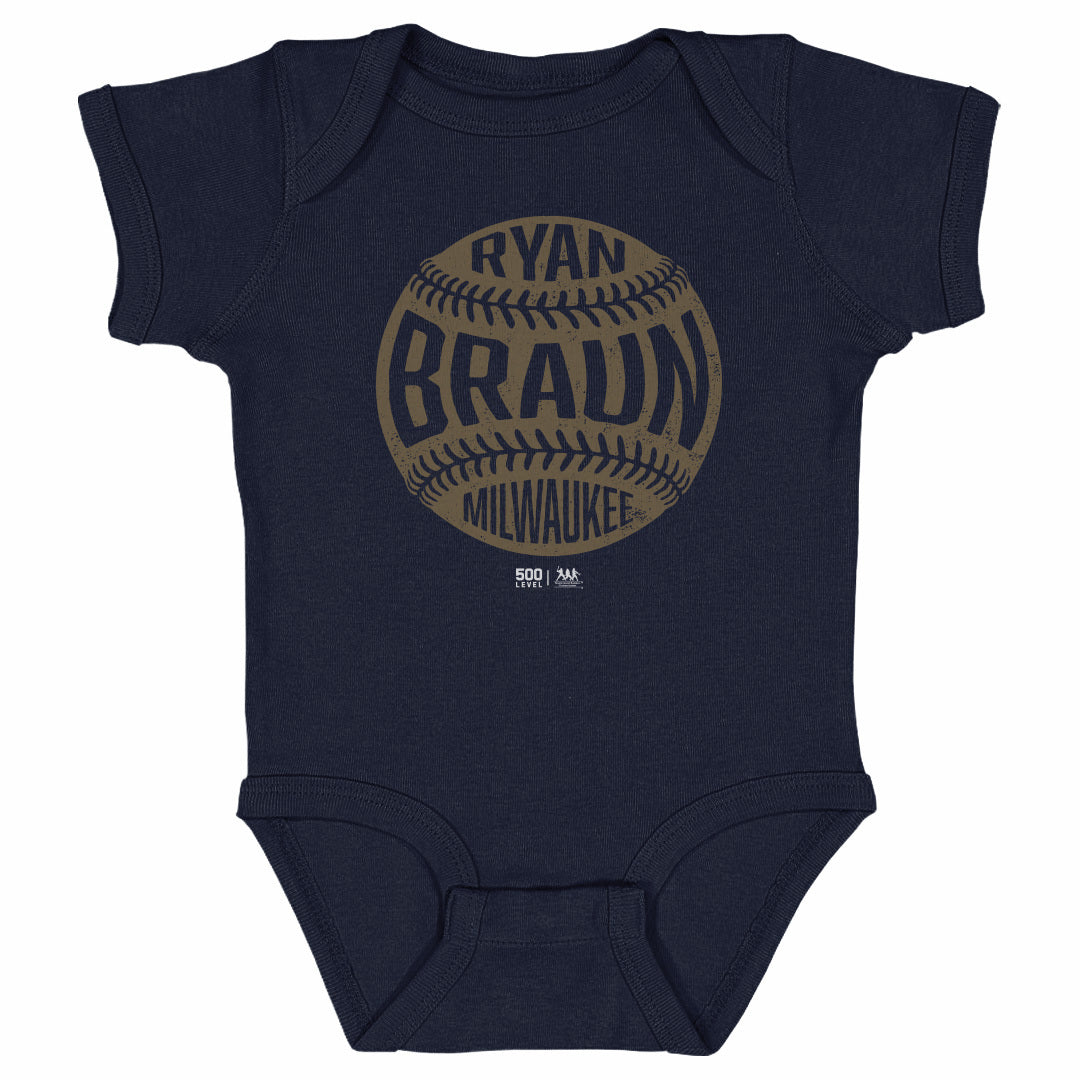 Ryan Braun Kids Baby Onesie | 500 LEVEL