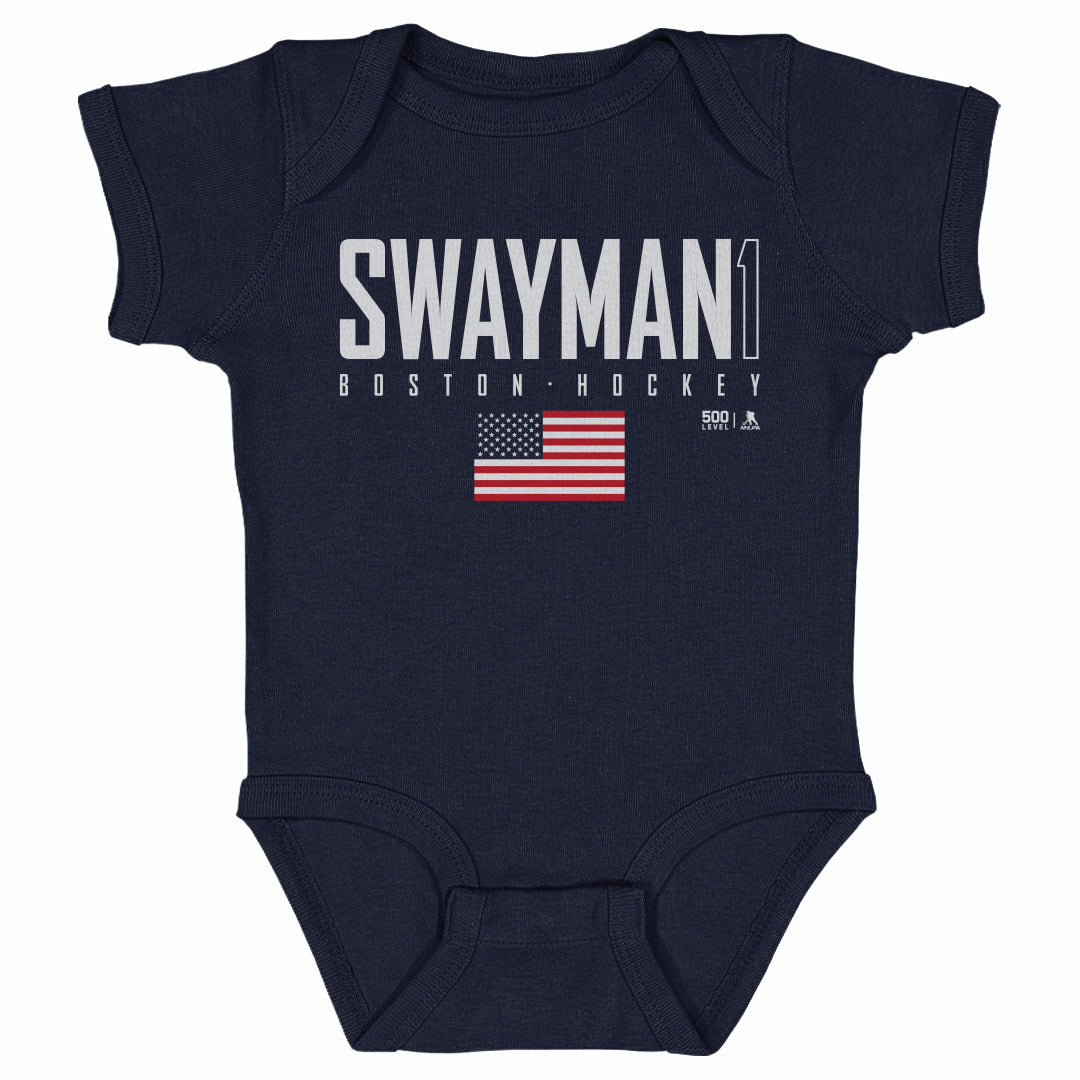 Jeremy Swayman Kids Baby Onesie | 500 LEVEL
