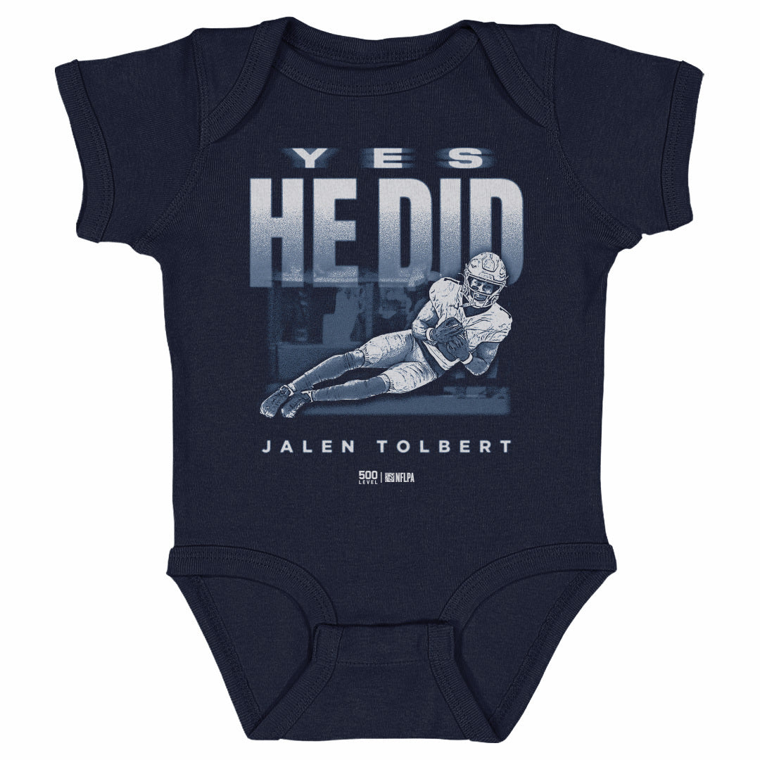 Jalen Tolbert Kids Baby Onesie | 500 LEVEL