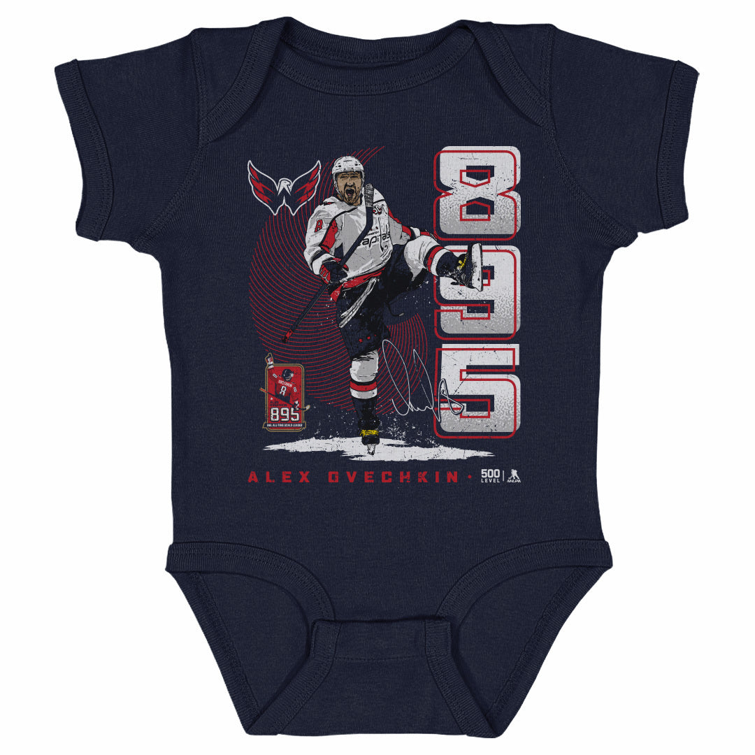 Alex Ovechkin Kids Baby Onesie | 500 LEVEL