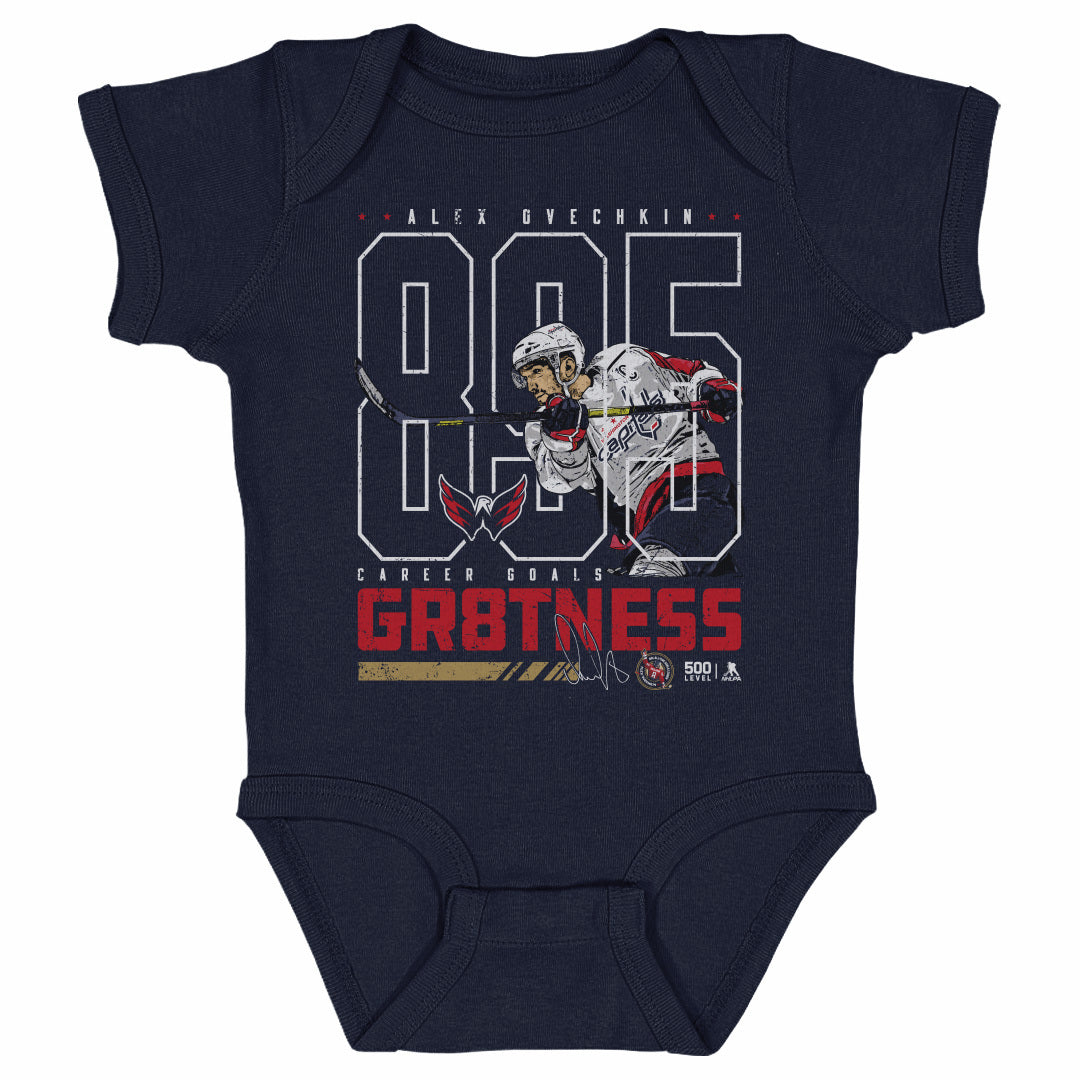 Alex Ovechkin Kids Baby Onesie | 500 LEVEL