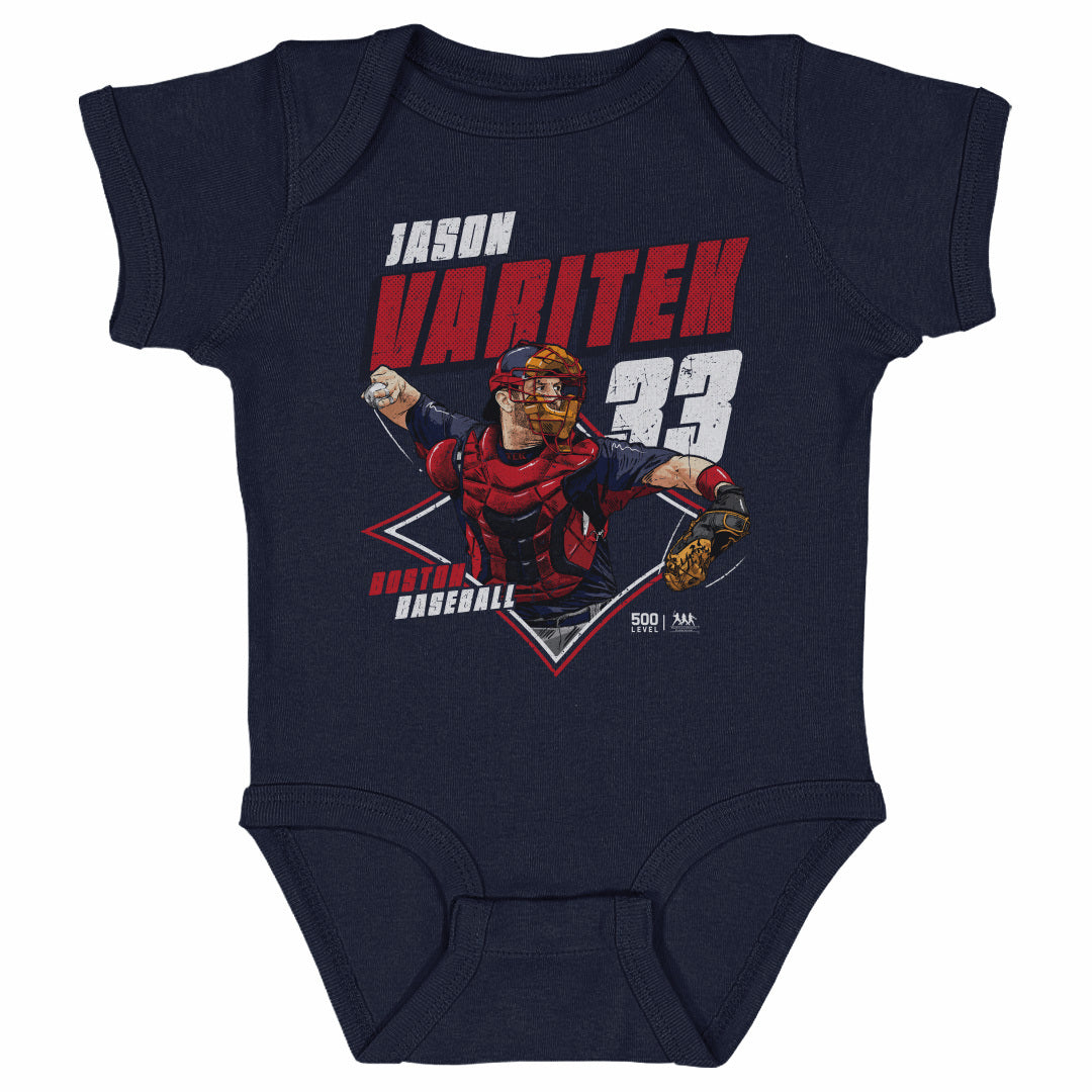 Jason Varitek Kids Baby Onesie | 500 LEVEL