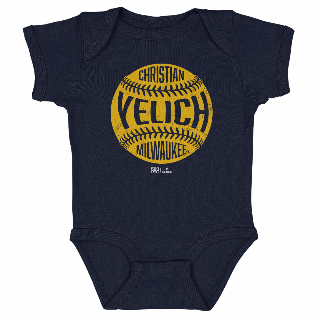 Christian Yelich Kids Baby Onesie | 500 LEVEL