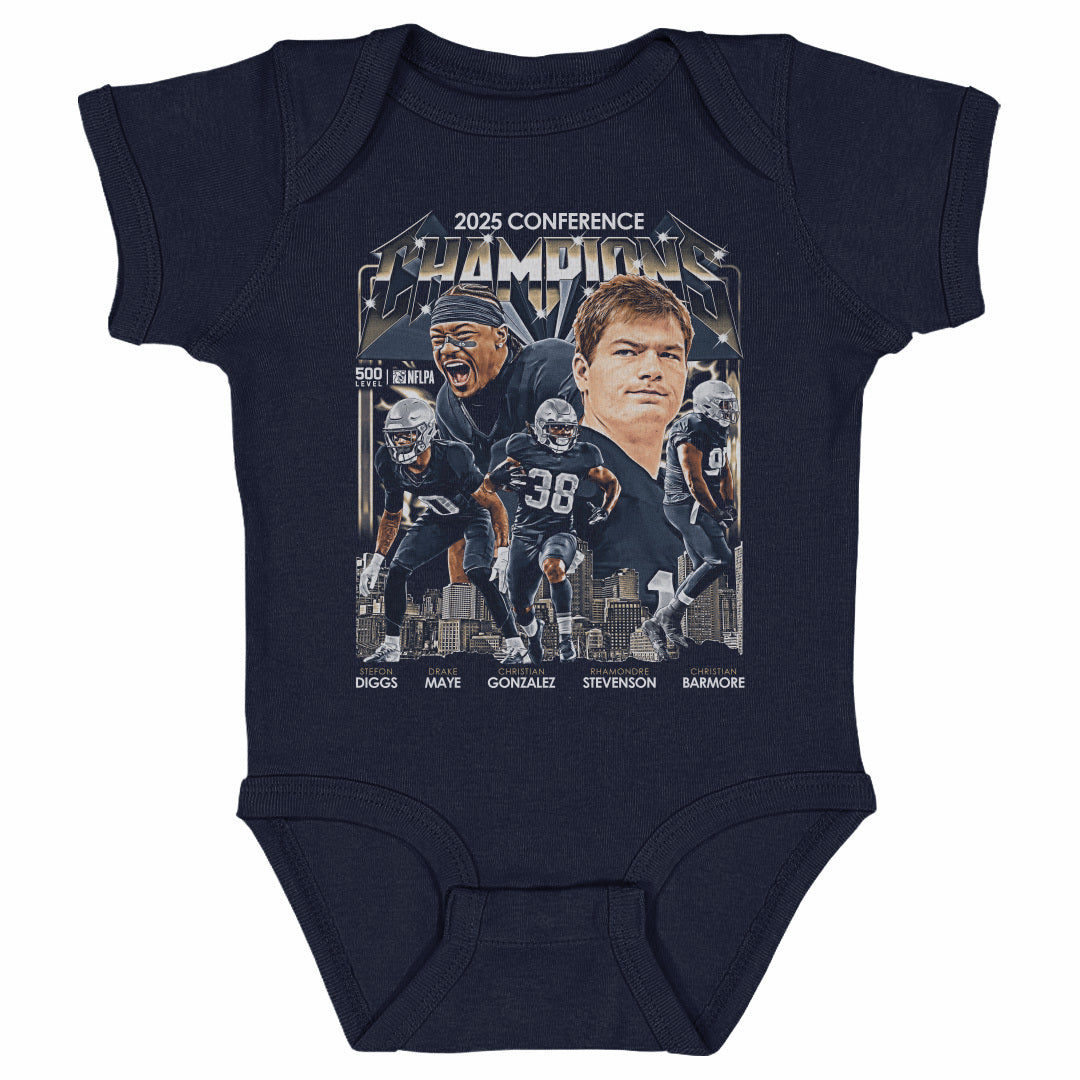 New England Football Kids Baby Onesie | 500 LEVEL