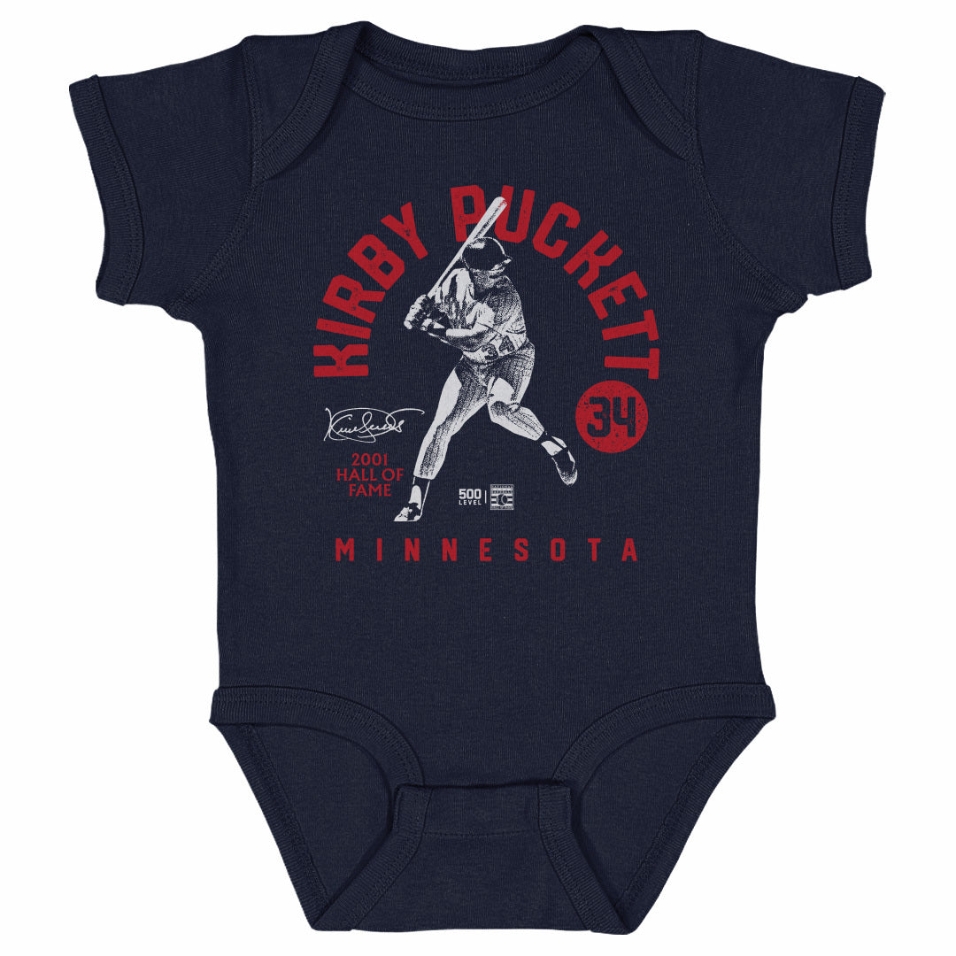 Kirby Puckett Kids Baby Onesie | 500 LEVEL