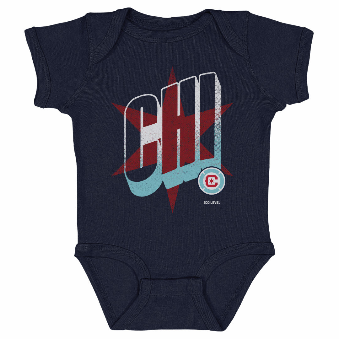 Chicago Fire FC Kids Baby Onesie | 500 LEVEL