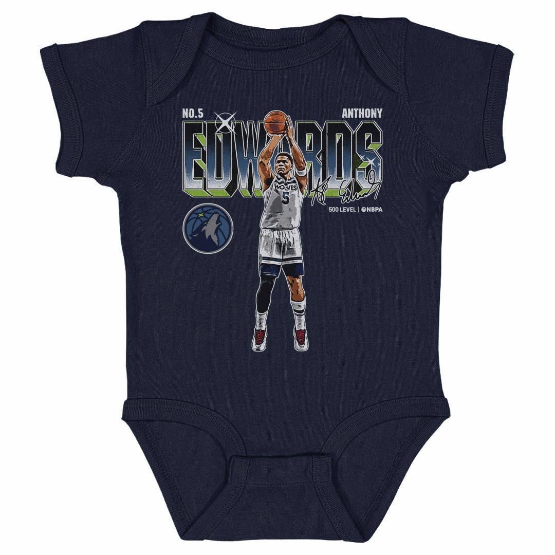 Anthony Edwards Kids Baby Onesie | 500 LEVEL
