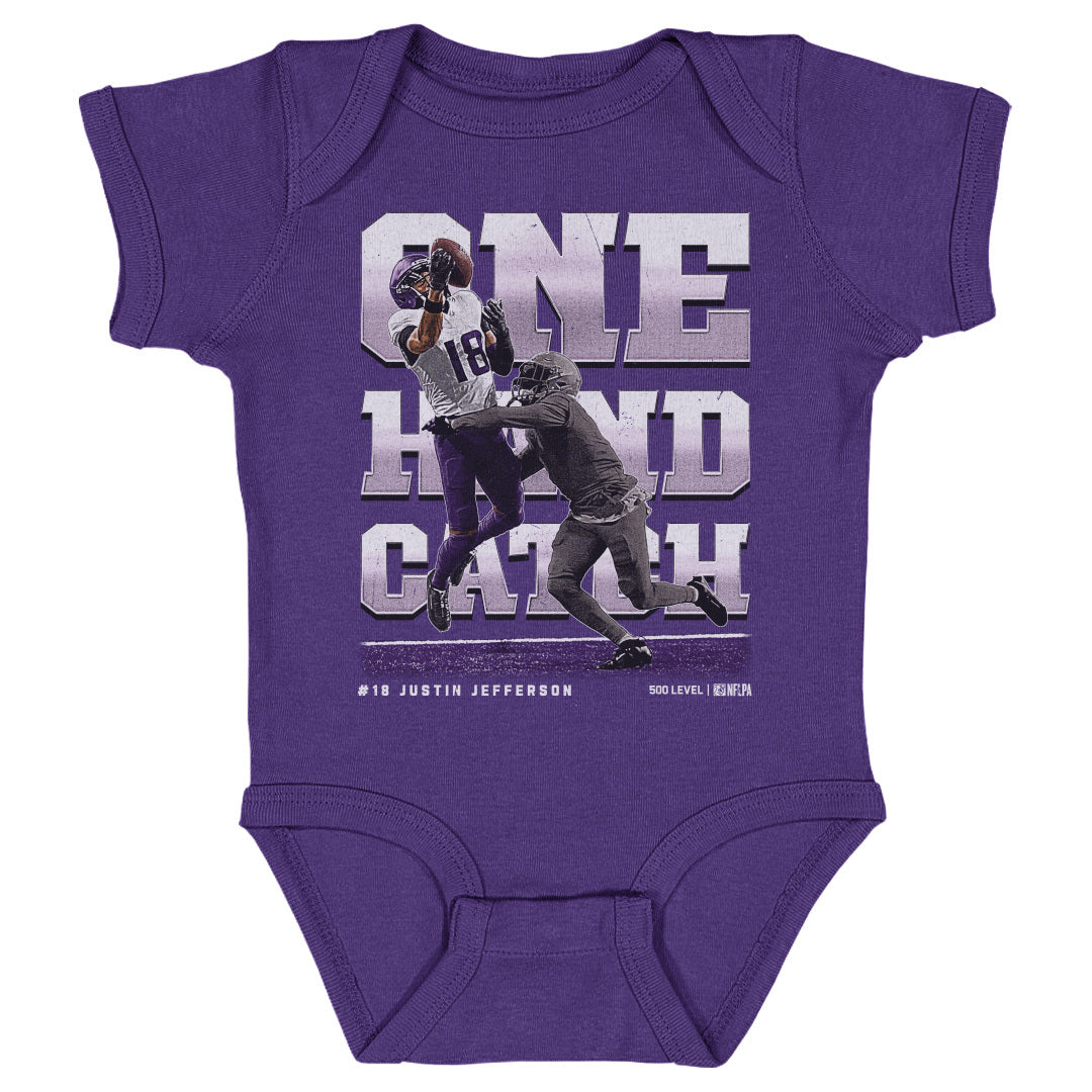 Justin Jefferson Kids Baby Onesie | 500 LEVEL