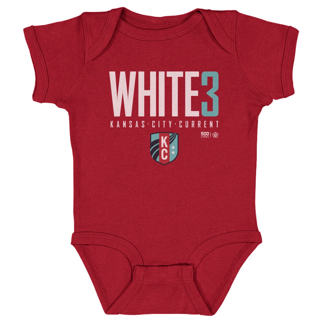 Amelia White Kids Baby Onesie | 500 LEVEL