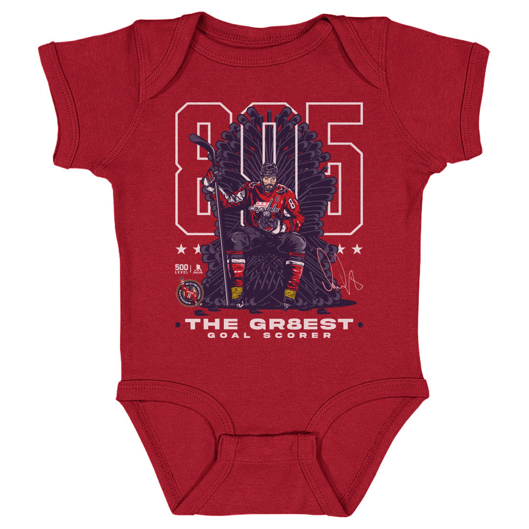 Alex Ovechkin Kids Baby Onesie | 500 LEVEL