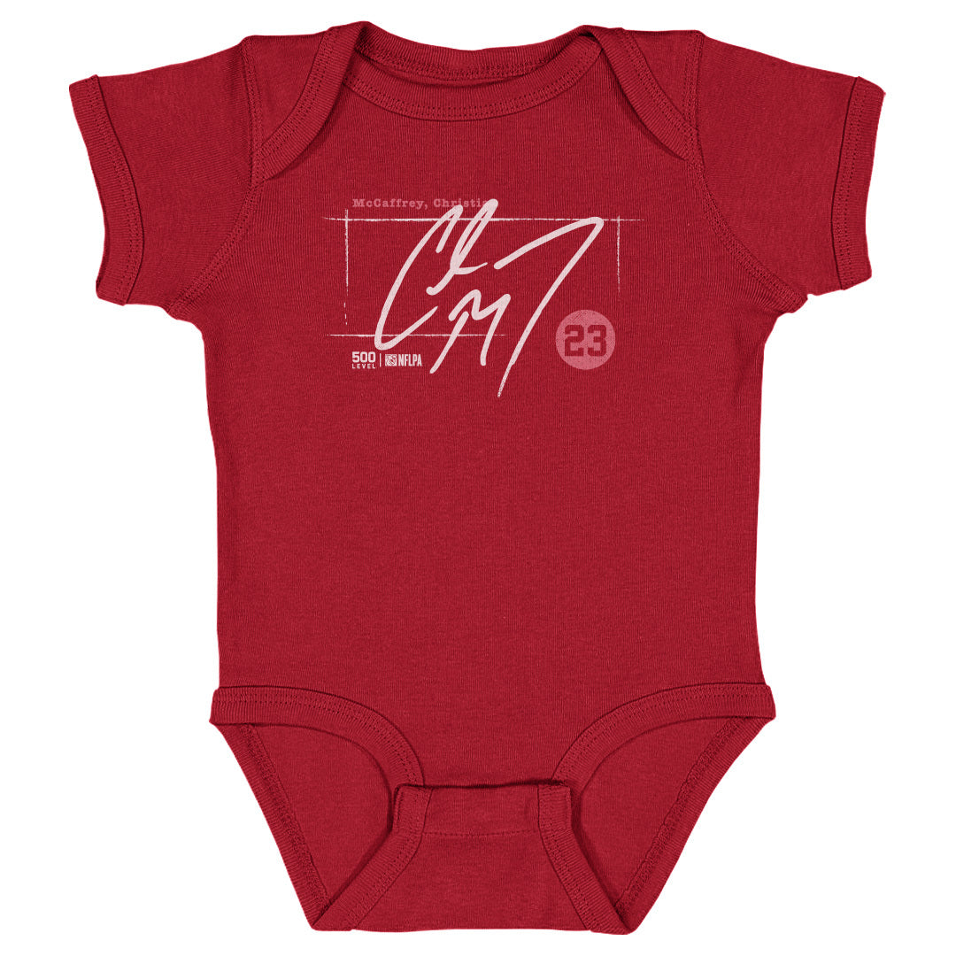 Christian McCaffrey Kids Baby Onesie | 500 LEVEL