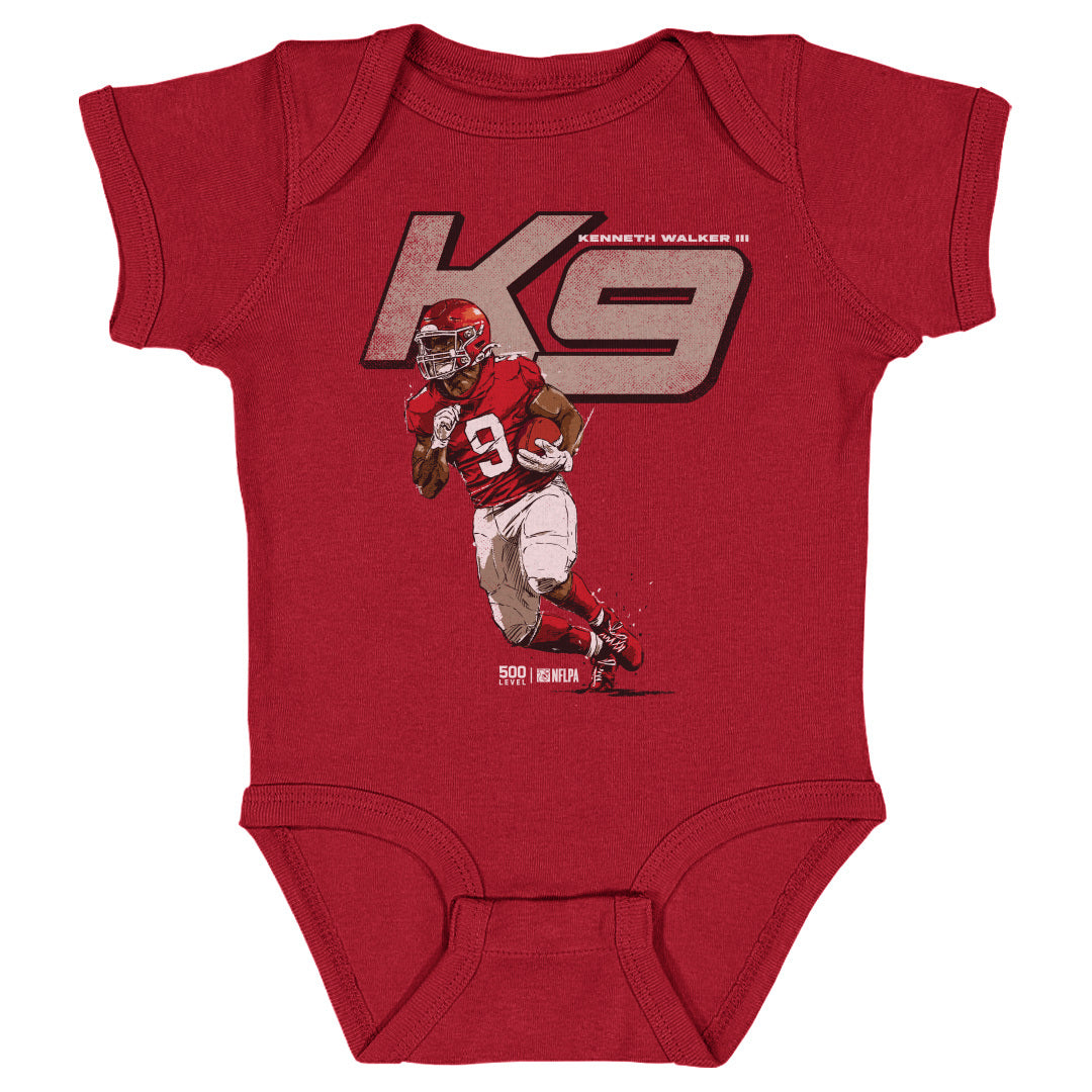 Kenneth Walker III Kids Baby Onesie | 500 LEVEL