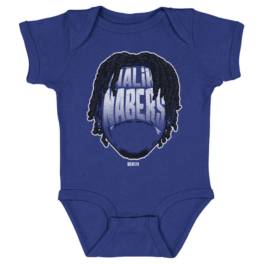 Malik Nabers Kids Baby Onesie | 500 LEVEL