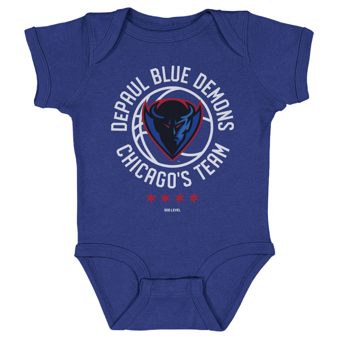 DePaul Blue Demons Kids Baby Onesie | 500 LEVEL