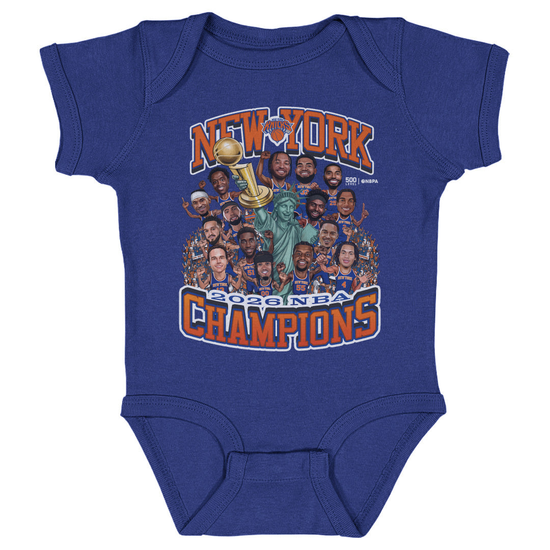New York Knicks Kids Baby Onesie | 500 LEVEL