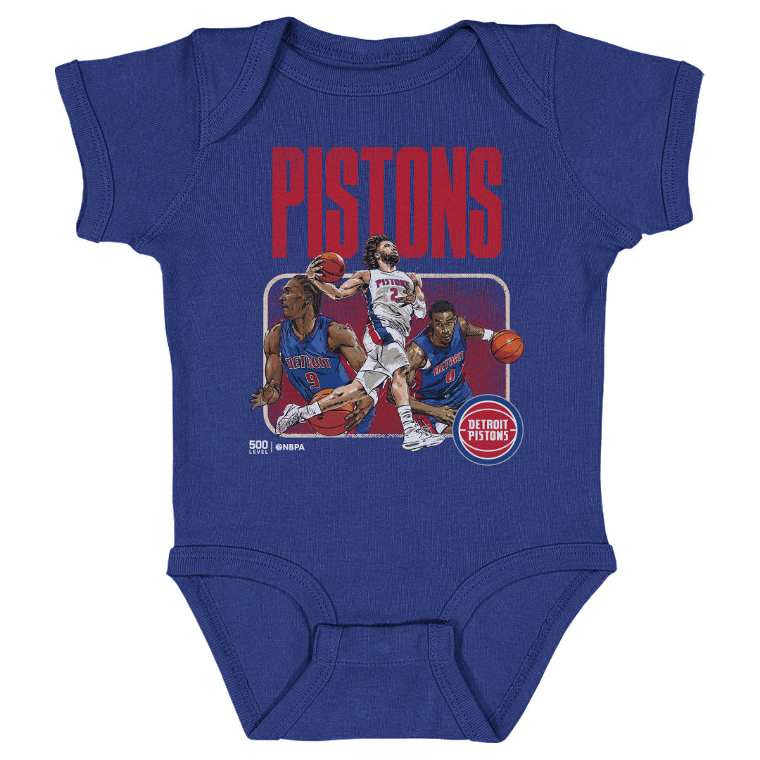 Detroit Pistons Kids Baby Onesie | 500 LEVEL