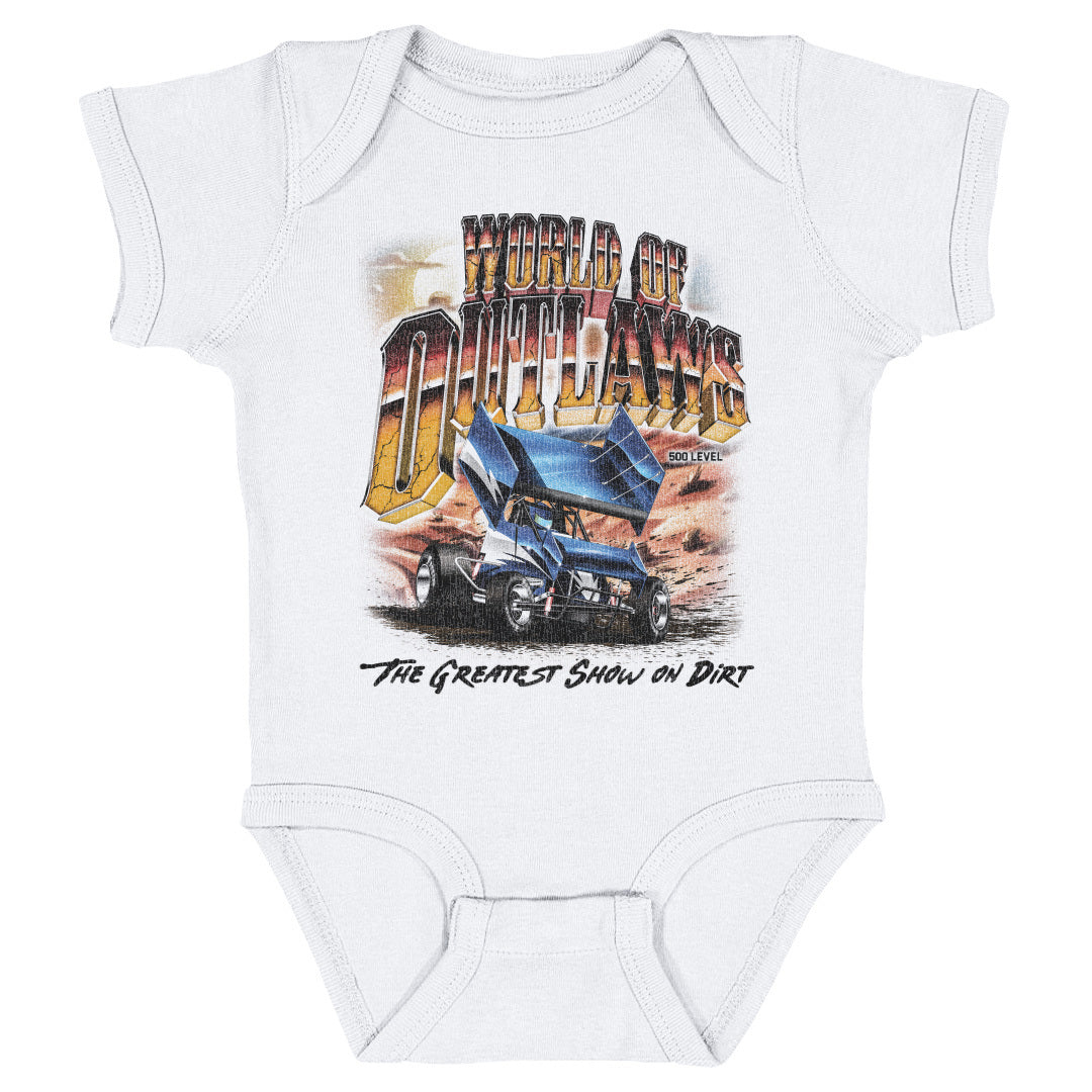 World Of Outlaws Kids Baby Onesie | 500 LEVEL