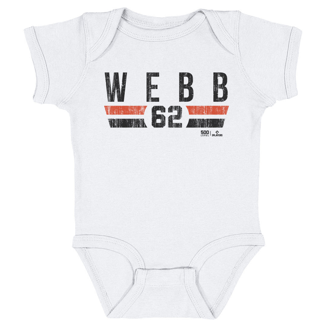Logan Webb Kids Baby Onesie | 500 LEVEL