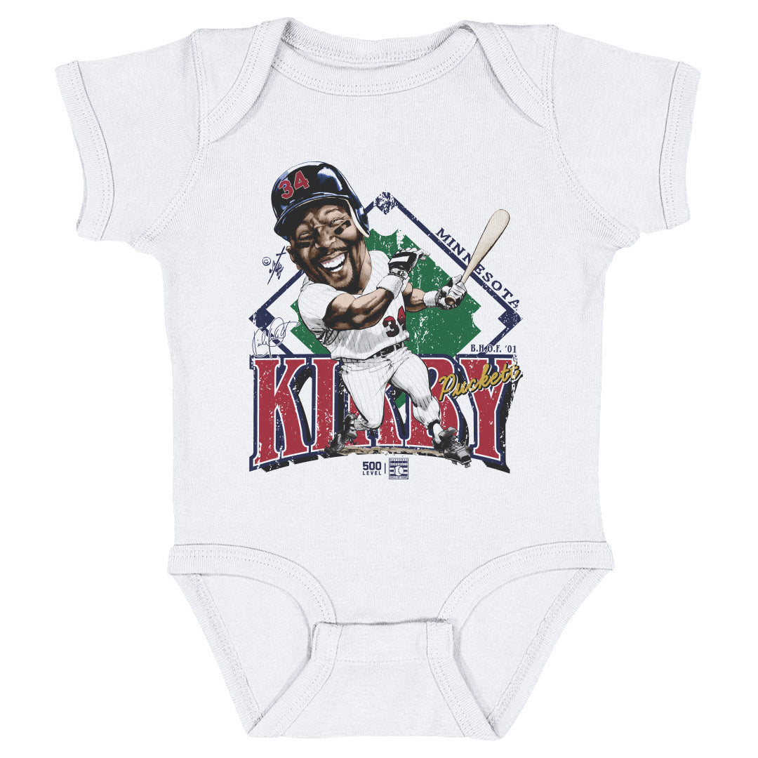 Kirby Puckett Kids Baby Onesie | 500 LEVEL