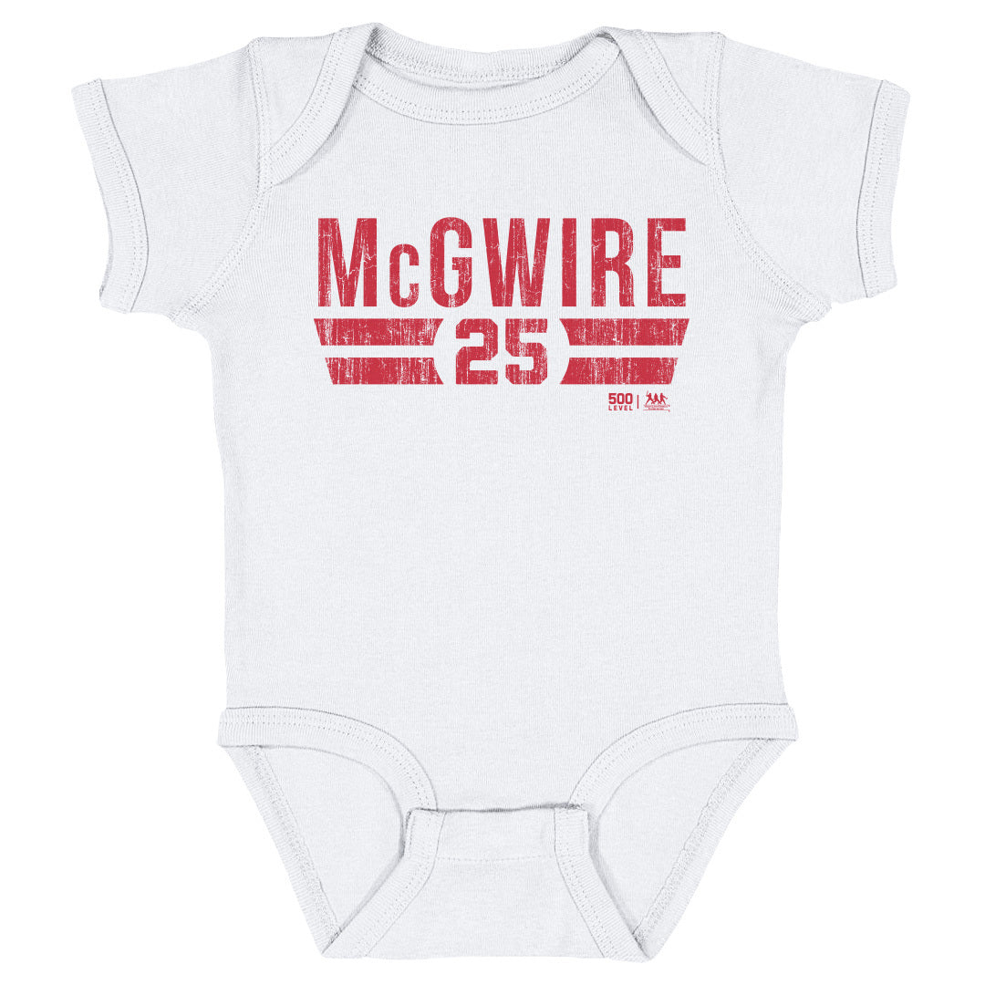 Mark McGwire Kids Baby Onesie | 500 LEVEL