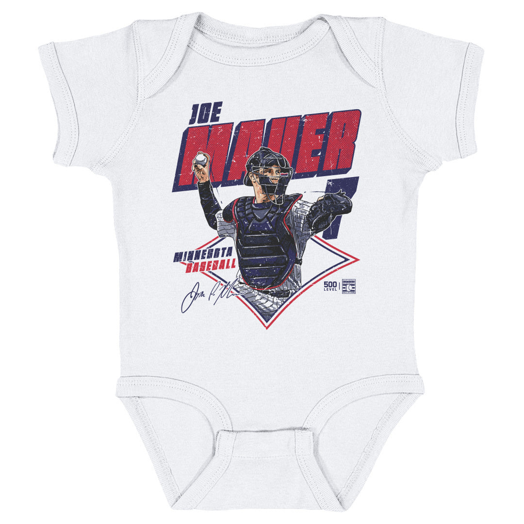 Joe Mauer Kids Baby Onesie | 500 LEVEL