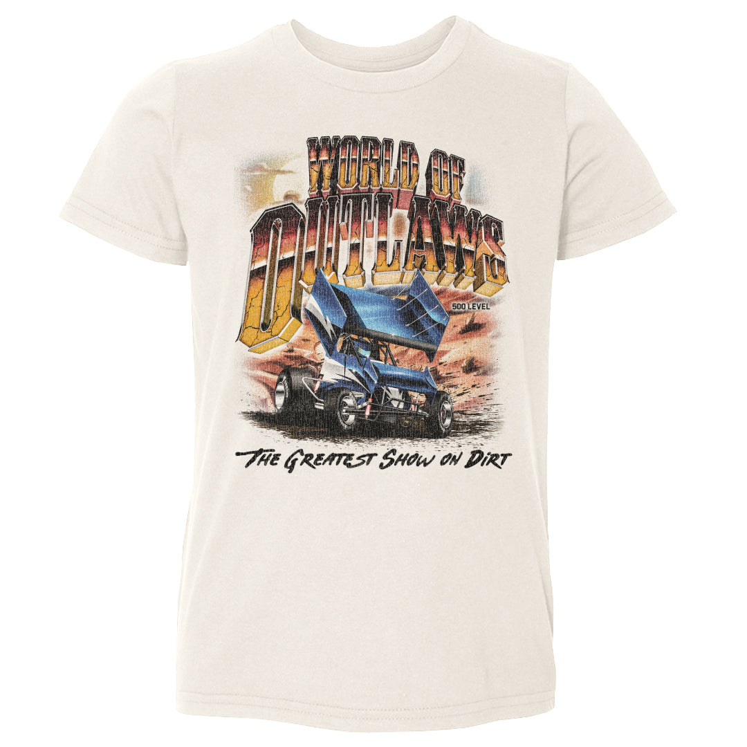 World Of Outlaws Kids T-Shirt | 500 LEVEL