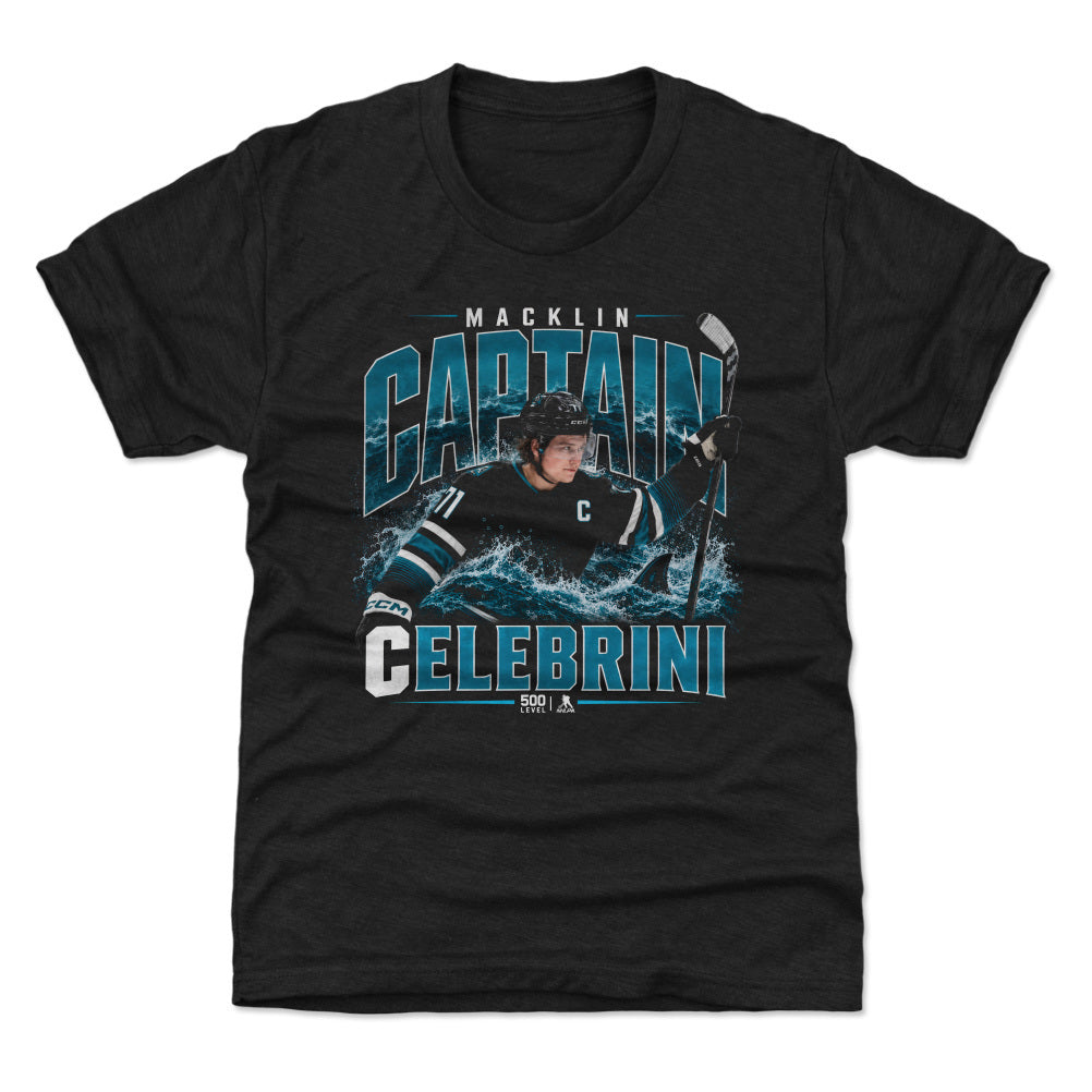 Macklin Celebrini Kids T-Shirt | 500 LEVEL