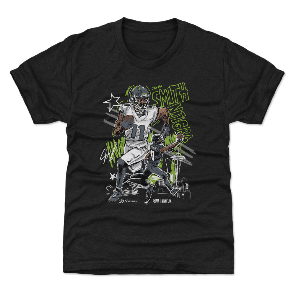 Jaxon Smith-Njigba Kids T-Shirt | 500 LEVEL