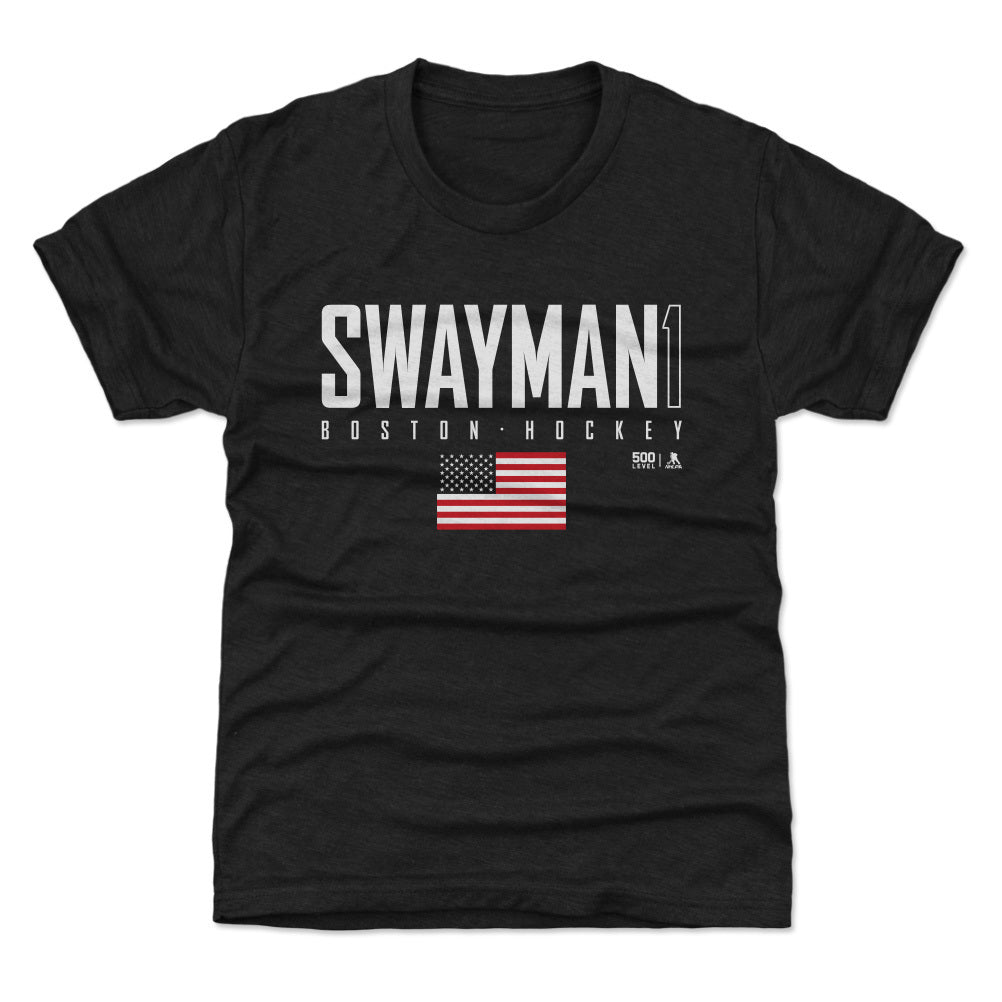 Jeremy Swayman Kids T-Shirt | 500 LEVEL