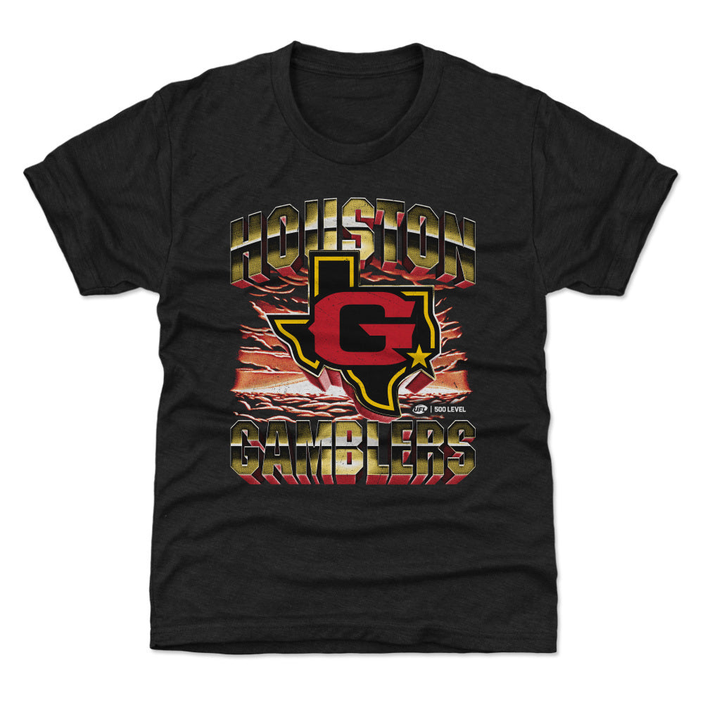 Houston Gamblers Kids T-Shirt | 500 LEVEL