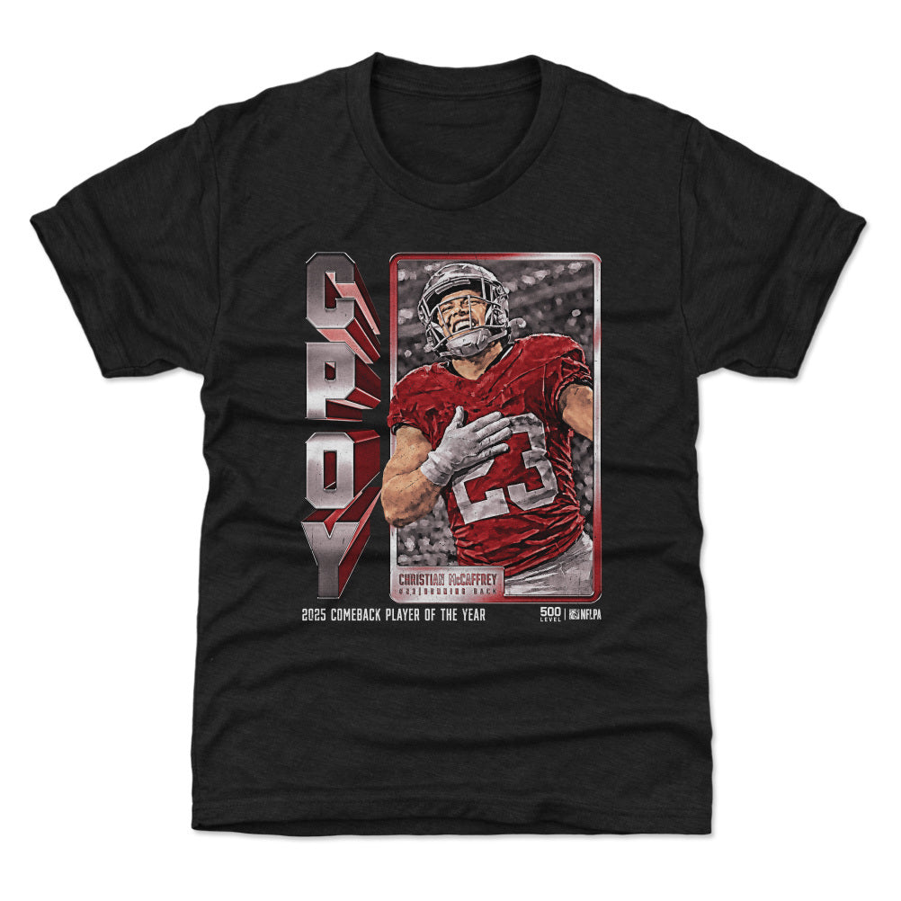 Christian McCaffrey Kids T-Shirt | 500 LEVEL
