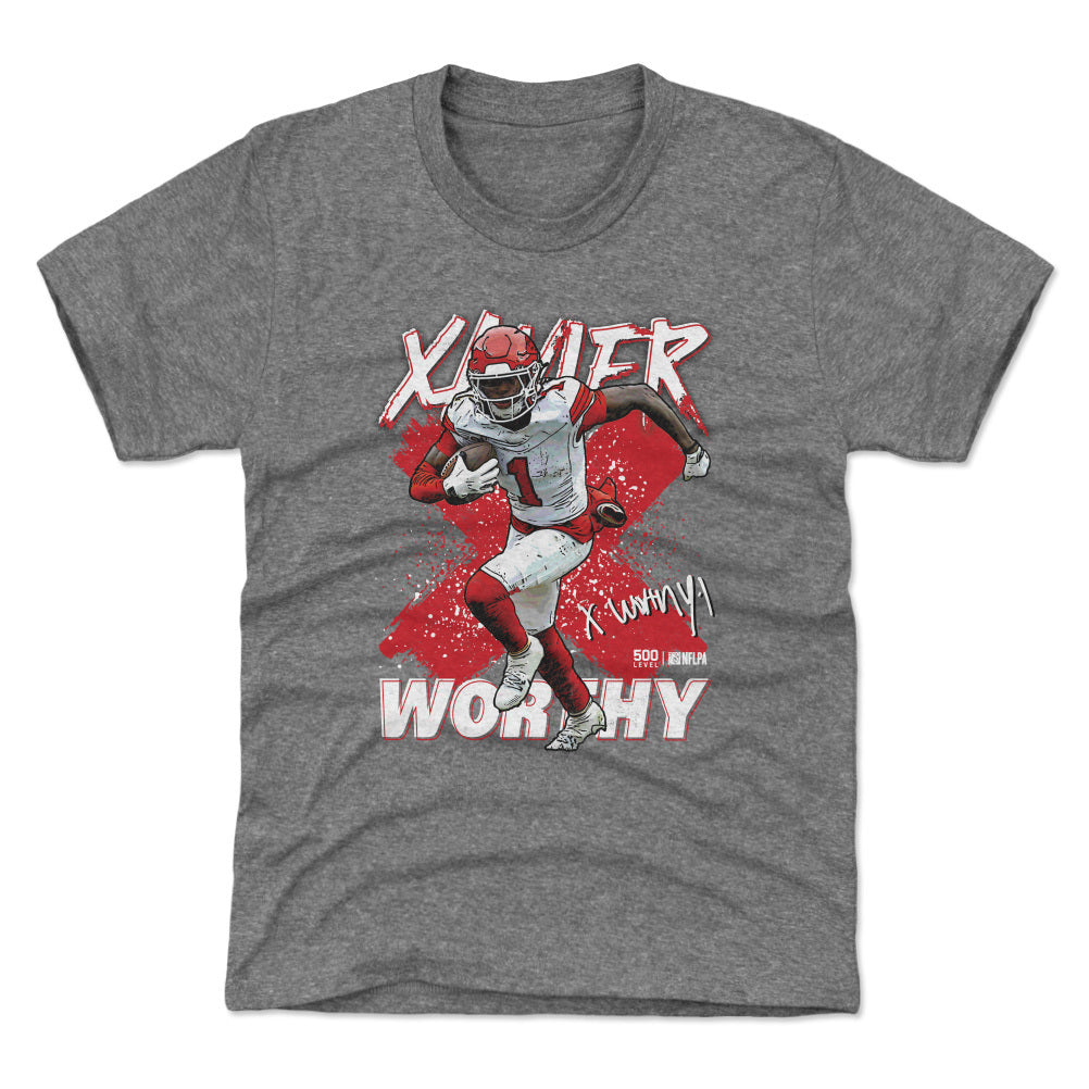 Xavier Worthy Kids T-Shirt | 500 LEVEL