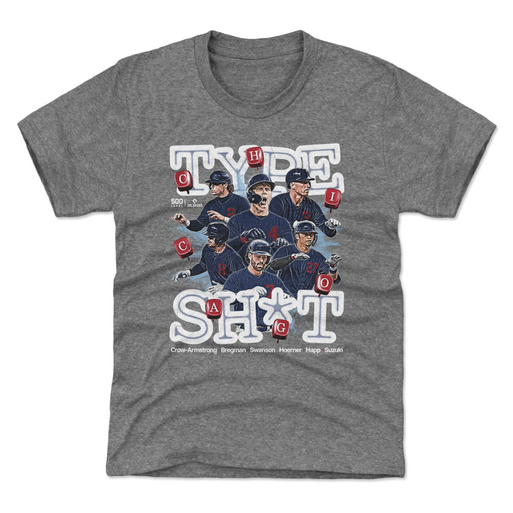 Chicago C Baseball Kids T-Shirt | 500 LEVEL