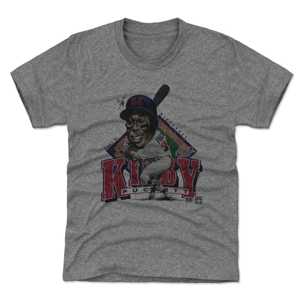 Kirby Puckett Kids T-Shirt | 500 LEVEL