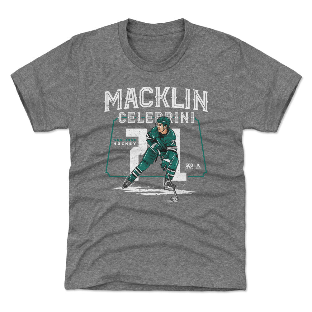 Macklin Celebrini Kids T-Shirt | 500 LEVEL