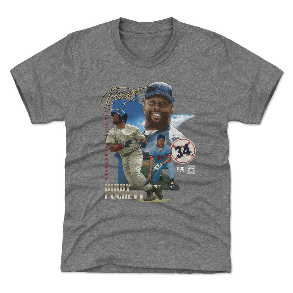 Kirby Puckett Kids T-Shirt | 500 LEVEL