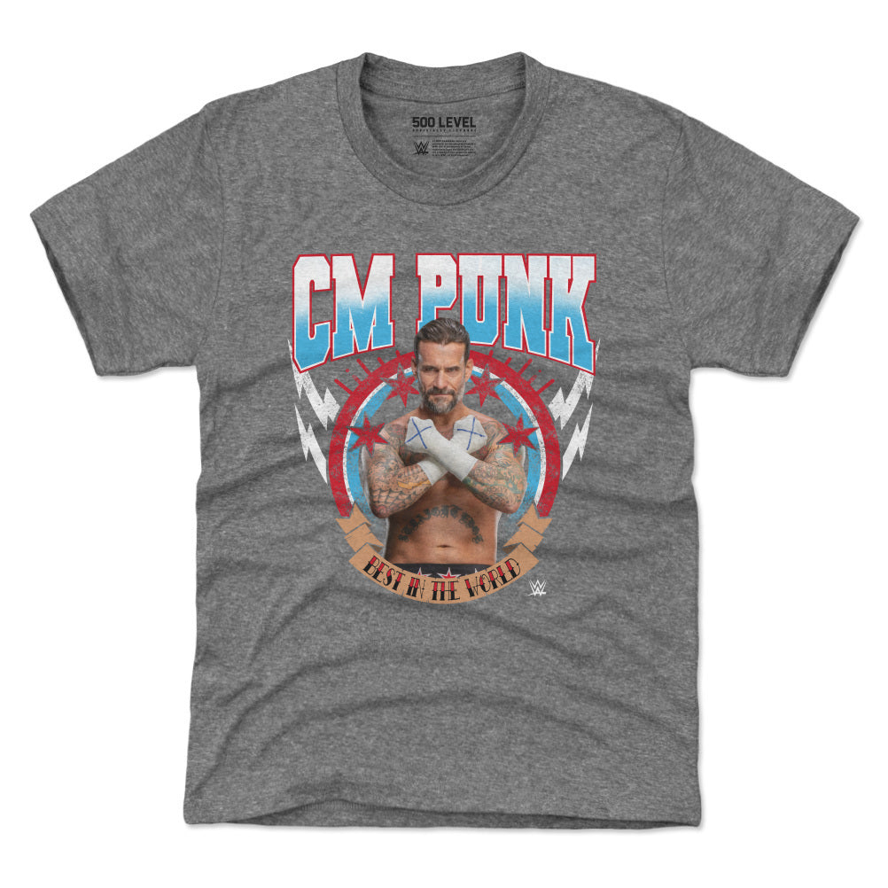 CM Punk Kids T-Shirt | 500 LEVEL