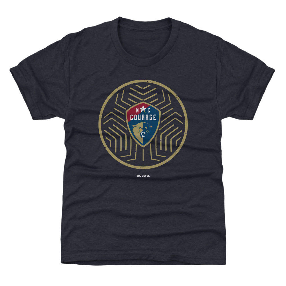 North Carolina Courage Kids T-Shirt | 500 LEVEL