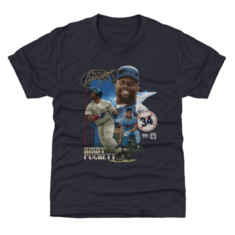 Kirby Puckett Kids T-Shirt | 500 LEVEL