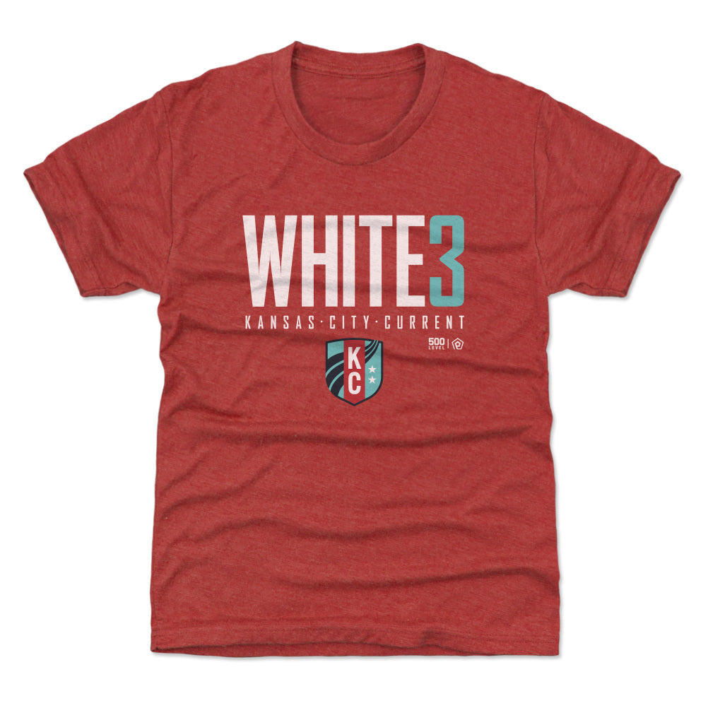 Amelia White Kids T-Shirt | 500 LEVEL