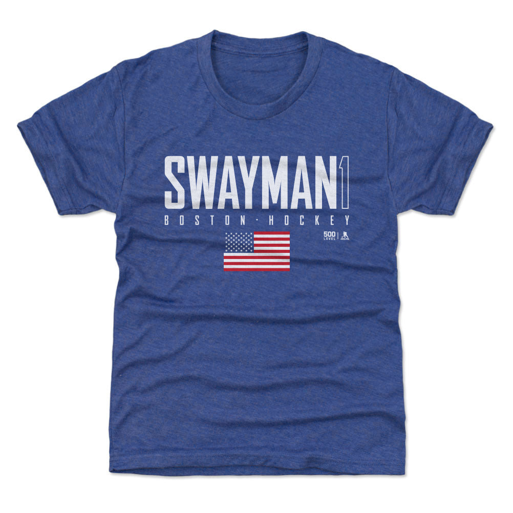 Jeremy Swayman Kids T-Shirt | 500 LEVEL