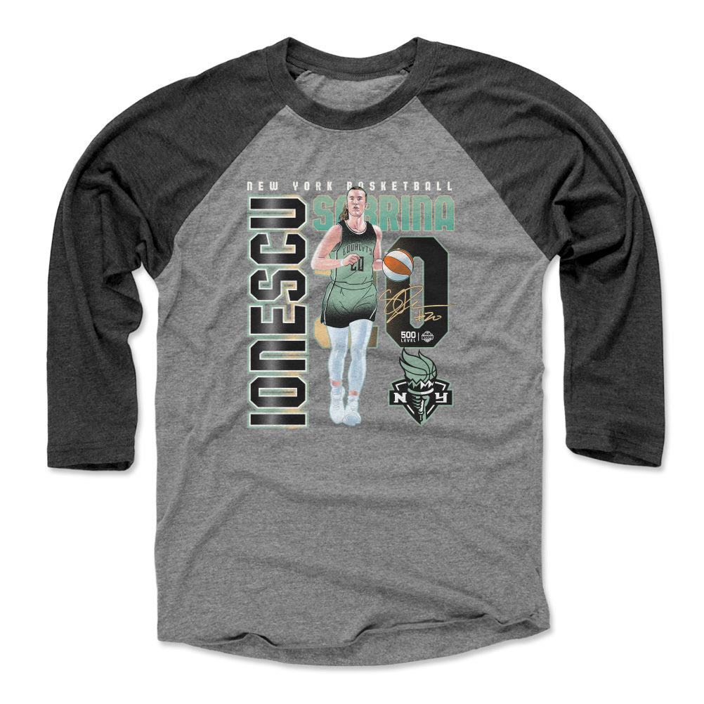 Sabrina Ionescu Men's Baseball T-Shirt | 500 LEVEL
