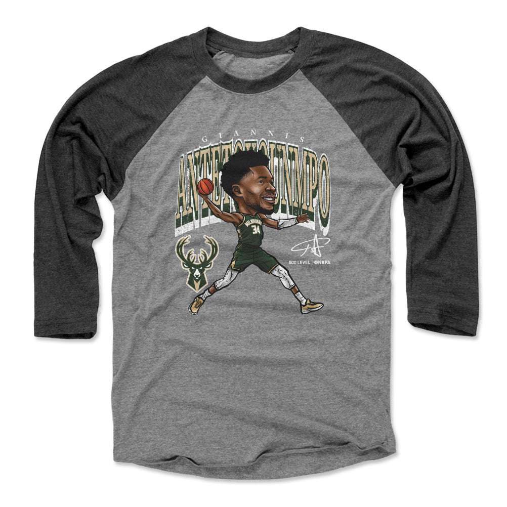 Giannis Antetokounmpo Men's Baseball T-Shirt | 500 LEVEL