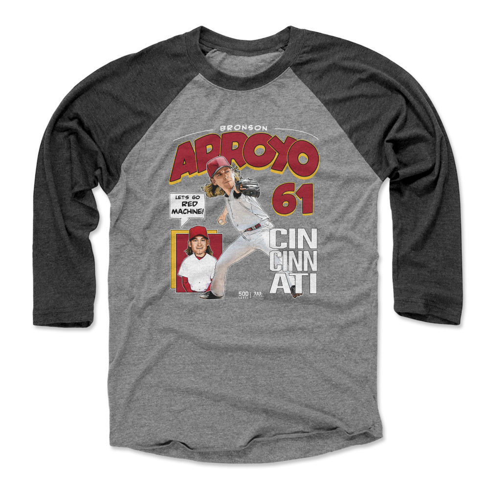 Bronson Arroyo Men's Baseball T-Shirt | 500 LEVEL
