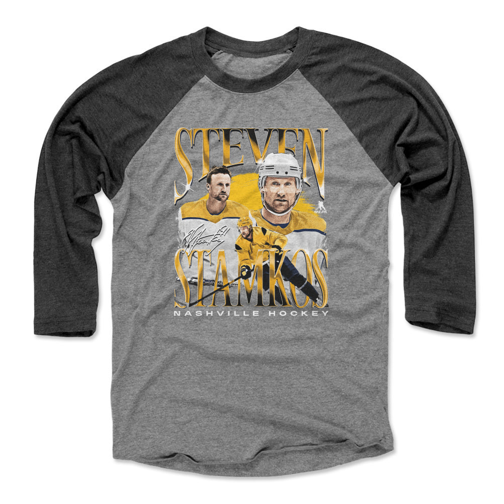 Steven Stamkos Men's Baseball T-Shirt | 500 LEVEL