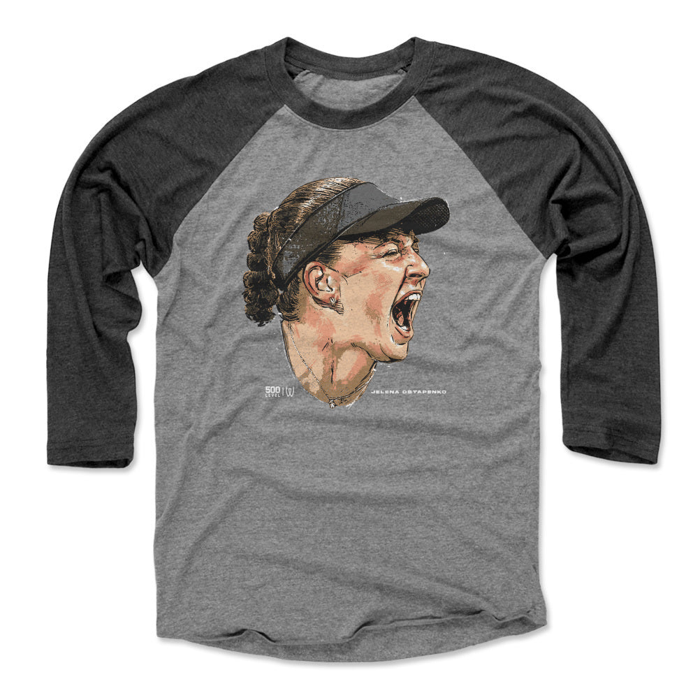 Jelena Ostapenko Men's Baseball T-Shirt | 500 LEVEL