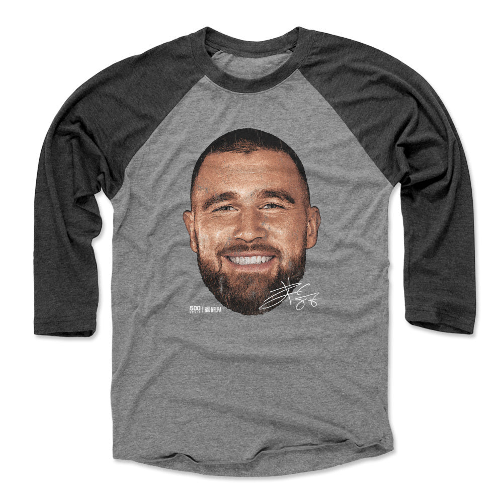 Travis Kelce Men's Baseball T-Shirt | 500 LEVEL