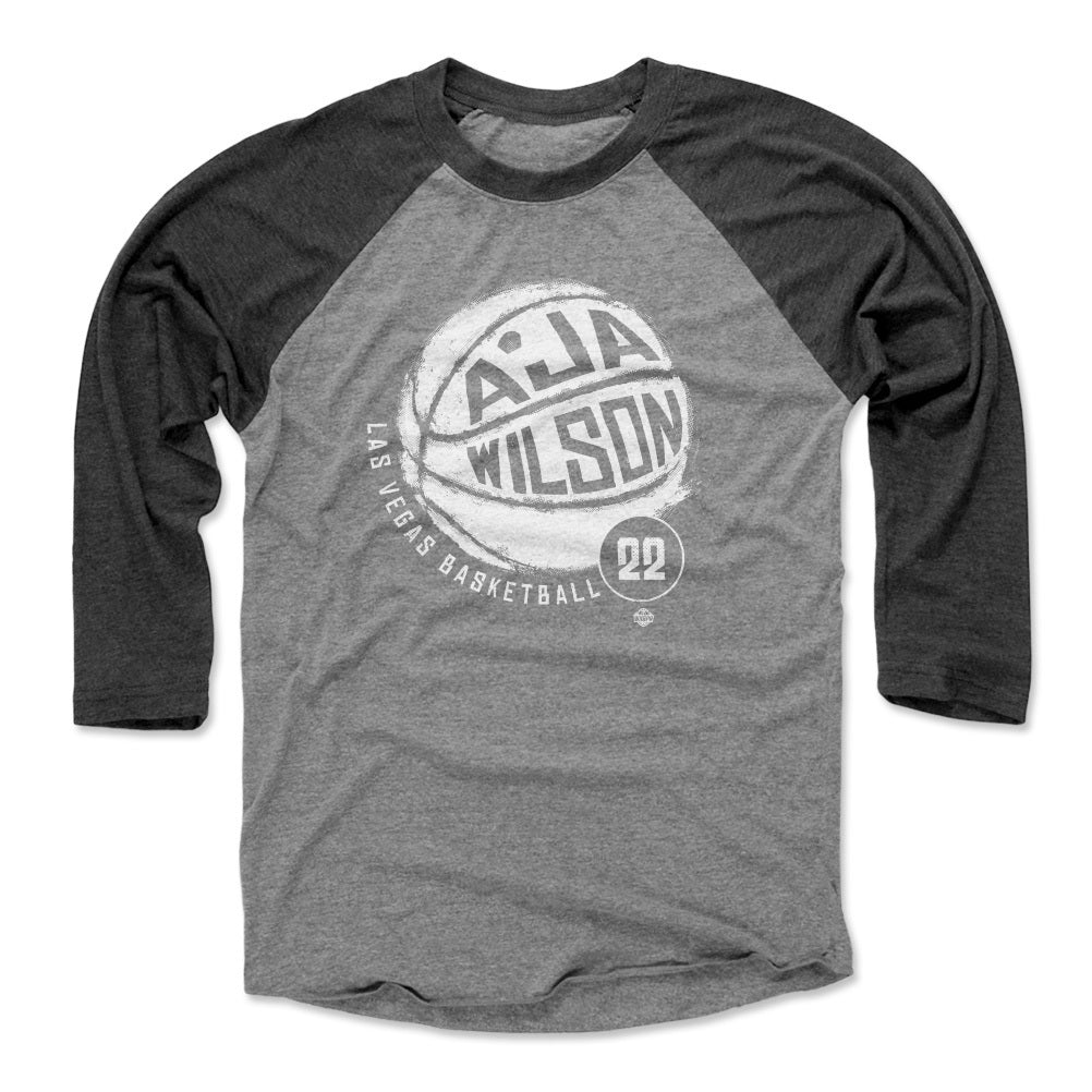 A'ja Wilson Men's Baseball T-Shirt | 500 LEVEL