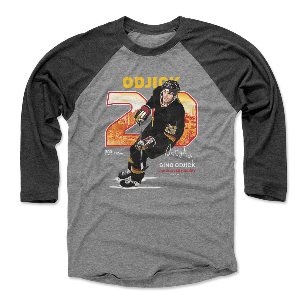 Gino Odjick Men's Baseball T-Shirt | 500 LEVEL