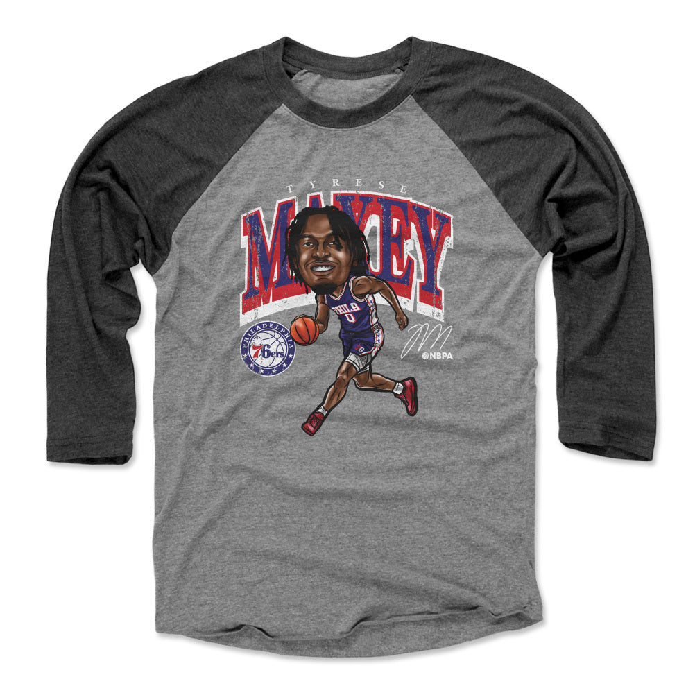 Tyrese Maxey Men's Baseball T-Shirt | 500 LEVEL